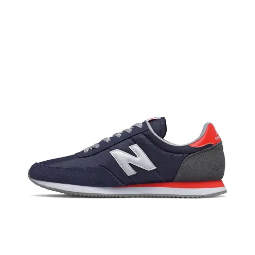 New Balance NB 720 Амортизация Покрытие Низкий Верх Беговые кроссовки Унисекс Темно-синий Красный