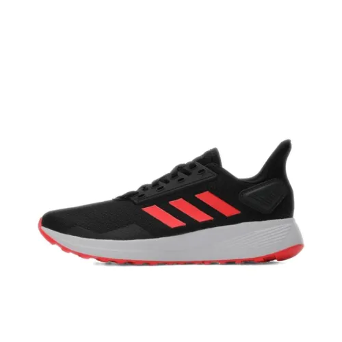 Adidas Duramo 9 Slip-Resistant Низкий Топ Марафон Беговые Кроссовки Женские Черный Красный
