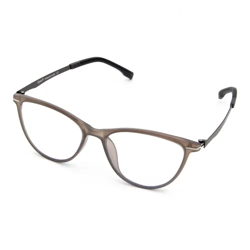 CYXUS Тунгстен Карбид Пластик Стальной Овал Оправы для очков Унисекс Черный