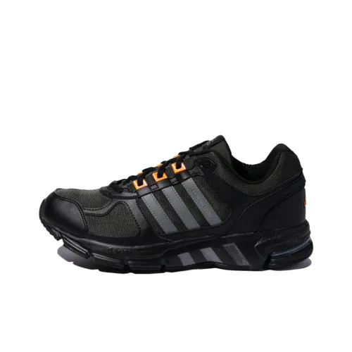 Adidas Equipment 10 Slip-Resistant Abrasion-Resistant Low Top Marathon Беговые кроссовки Мужские Черные