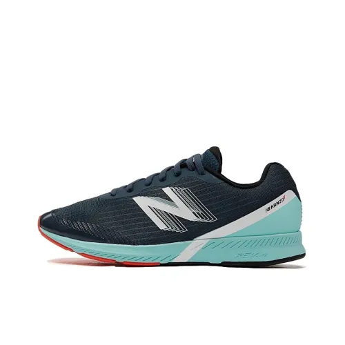New Balance NB Hanzo Амортизация Износостойкие Низкие Кроссовки для Бега Мужские Черные Синие