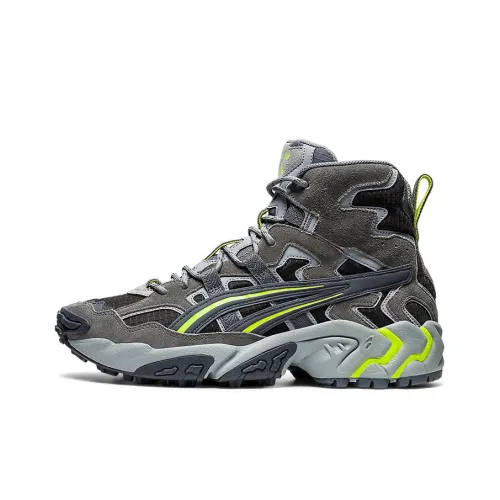 Asics Gel Nandi Hi High Топ Марафон Беговые кроссовки Унисекс Графитовый Серый