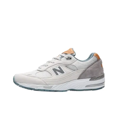 New Balance NB 991 Легкий Низкий Топ Марафон Беговые Кроссовки Женские Светло-Серый СТВОРЕНЫ В Великобритании