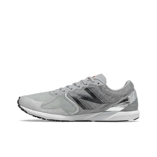 New Balance NB Hanzo W V1 Амортизация Покрытие Низкий Топ Беговые кроссовки Мужской Серый Белый