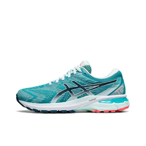 Asics GT 2000 8 противоскользящие устойчивые к истиранию дышащие низкие беговые кроссовки женские синие