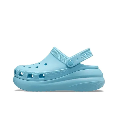 Crocs Кремовый Сабо Унисекс Синий