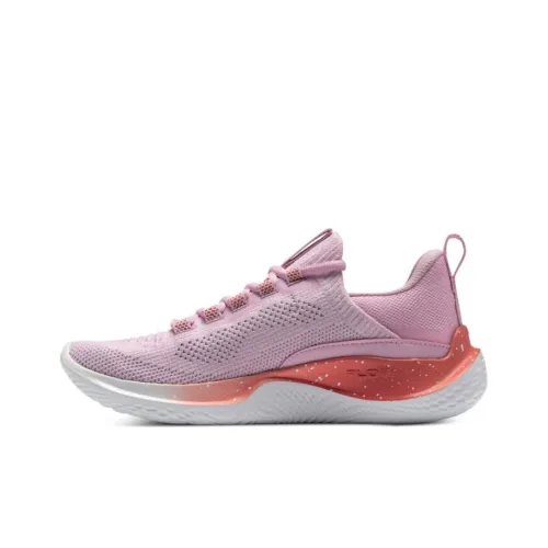Under Armour Flow Dynamic Slip-Resistant Abrasion-Resistant Low-Top Training Shoes Women's Pink Подпись Утеря устойчивые устойчивые к истиранию низкие топовые тренировочные кроссовки для женщин розовые