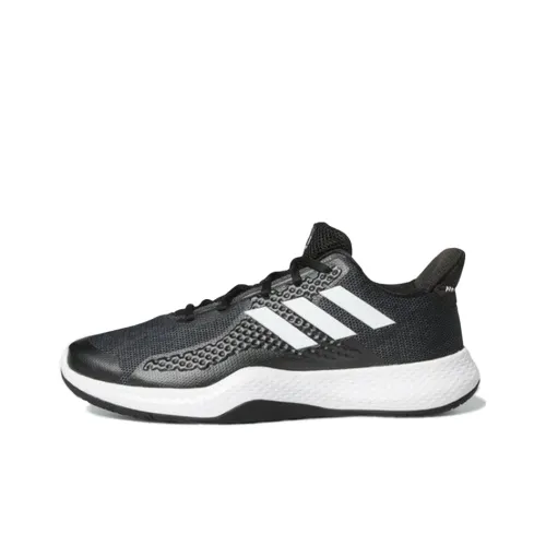 Adidas Fitbounce Slip-Resistant Abrasion-Resistant Breathable Low-Top Running Shoes Men's Black Adidas Fitbounce Slip-Resistant Аbrasion-Resistant Дышащие Низкие Кроссовки для Бега Мужские Черные