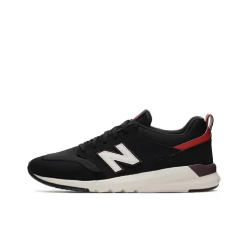 New Balance NB 009 Low Топ Беговые кроссовки Мужской Черный Красный