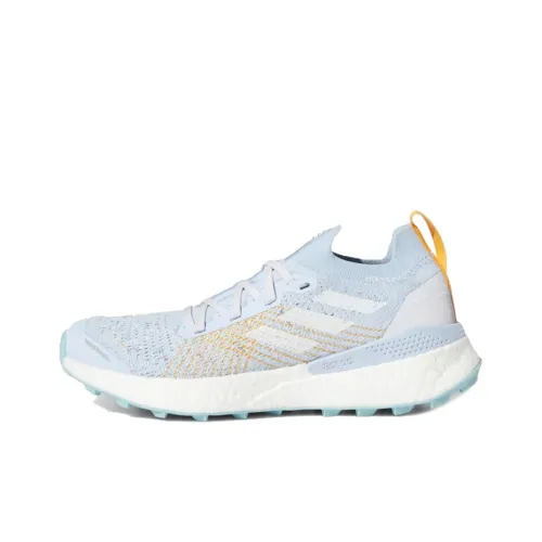 Adidas ULT Slip-Resistant Легкий Амортизация Низкие Кроссовки для Беговых Пути Женские Ледяной Синий