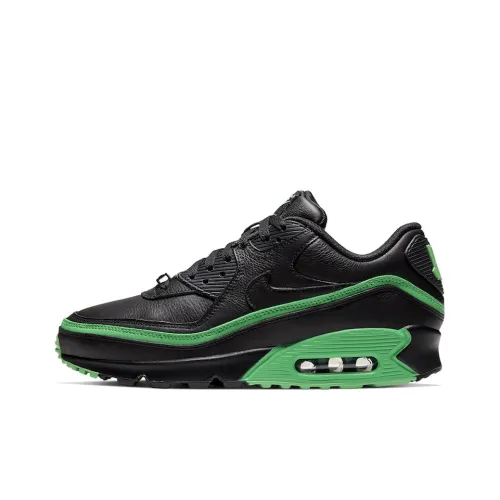UNDEFEATED x Nike Air Max 90 Low Топ Air Cushion Повседневные Беговые Кроссовки Унисекс Черный Зеленый