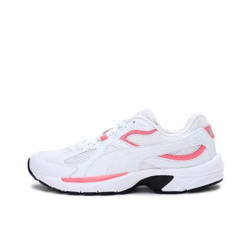 PUMA Axis Slip-Resistant Легкий Амортизация и Дышащий Низкий Топ Беговые кроссовки Унисекс Белый Розовый