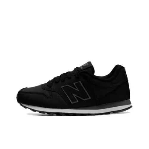 New Balance NB 500 Low Топ Беговые кроссовки Женские Черный B Ширина