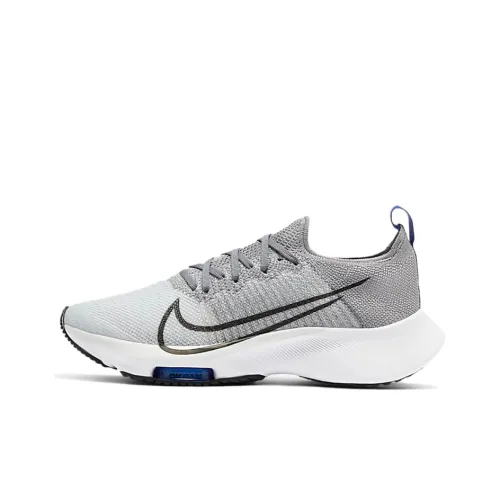 Nike Air Zoom Tempo FK Slip-resistant Abrasion-resistant Lightweight Low-Top Casual Running Shoes Women's Gray Blue Найк Эйр Зум Темпо ФК Противоскользящий Устойчивый к износу Легкий Низкий Топ Повседневные Беговые Кроссовки Женские Серый Синий