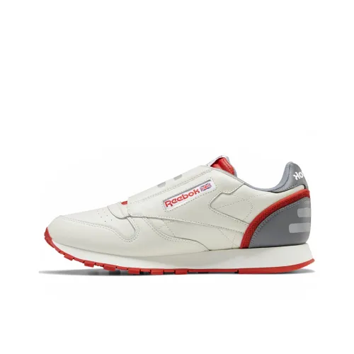 Reebok Classic Leather Амортизация Износостойкие Низкие Беговые Кроссовки Унисекс Белые