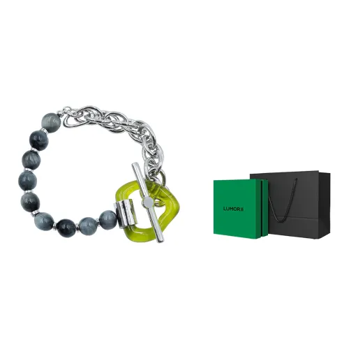 LUMORII Браслеты Зеленый Унисекс