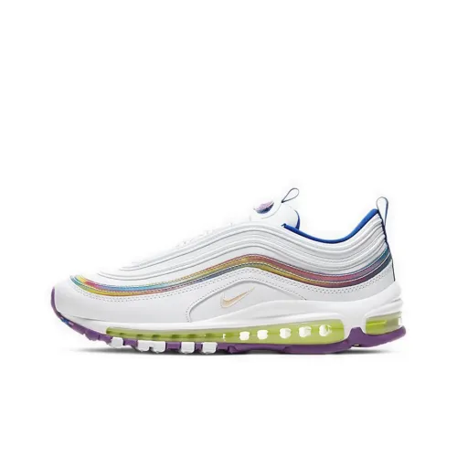 Nike Air Max 97 Low Топ Повседневные Беговые Кроссовки Женские Белые