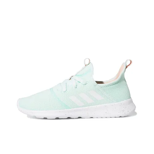 Adidas Cloudfoam Pure Противоскользящие амортизаторы Низкие беговые кроссовки Женские Белые Мятно-зеленые