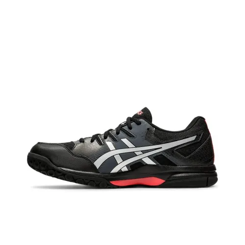 Asics Gel Rocket 9 Low Топ Беговые кроссовки Мужские Черные Серебряные