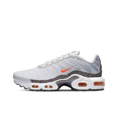 Nike Air Max Plus Low Топ Беговые кроссовки Женские Белый Серый Оранжевый