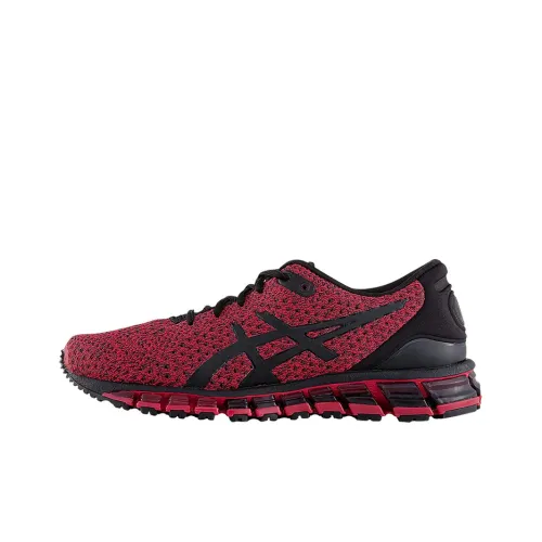 Asics Gel Quantum 360 KNIT 2 Low Топ Беговые кроссовки Мужские Черные Красные