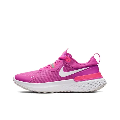 Nike React Miler 1 Амортизирующие низкие беговые кроссовки с противоскользящим эффектом женские розовые и красные