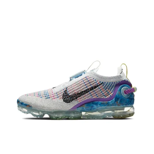 Nike Vapormax 2020 противоскользящий низкий топ с амортизацией для бега на марафон Мужские серо-синие кроссовки