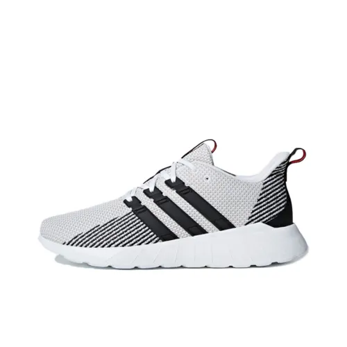 Adidas Neo QUESTAR FLOW Shock Absorbers Slip-Resistant Abrasion-Resistant Low Top Casual Running Shoes Men's White Adidas Neo QUESTAR FLOW Shock Absorbers Противоскользящие устойчивые к истиранию низкий топ повседневные беговые кроссовки мужской белый