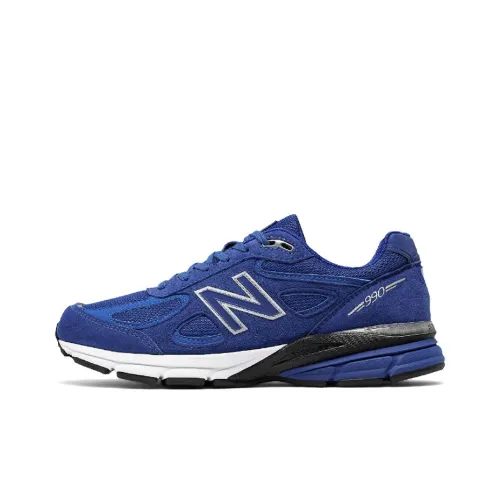 New Balance NB 990 V4 Low Топ Марафон Беговые кроссовки Мужской Синий