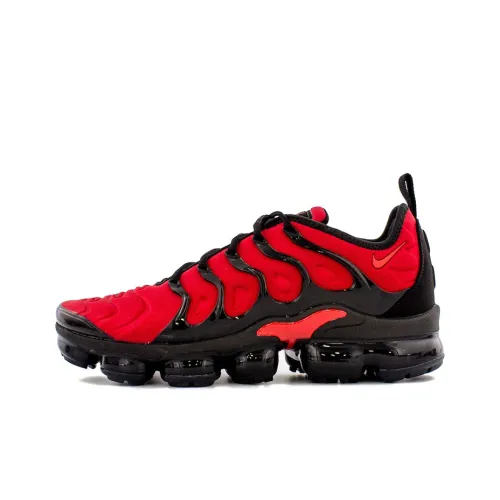 Nike Vapormax Plus Low Топ Беговые кроссовки Мужские Черные Красные