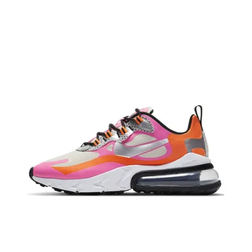 Nike Air Max 270 Low Беговые кроссовки Мужские Розовые Серые Апельсиновые