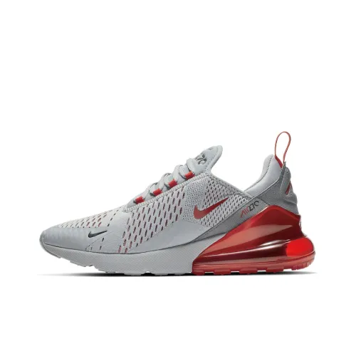 Nike Air Max 270 Low Беговые кроссовки Мужские Серый Красный