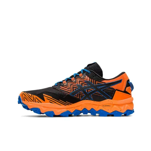 Asics Gel FujiTrabuco 7 8 г T Low Топ Беговые кроссовки Мужской Оранжевый Желтый Черный