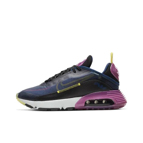 Nike Air Max 2090 Low Топ Марафон Беговые кроссовки Женские Синий Розовый