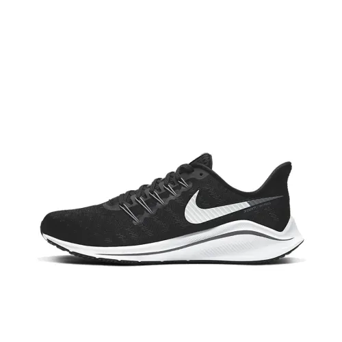 Nike Air Zoom Vomero 14 Low Топ Воздух Zoom React Повседневный Тренировки Городской Коммутирование Беговые кроссовки Унисекс Черный белый