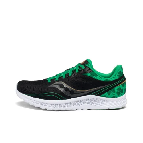 Saucony Kinvara ST. Paddy'S Day Elite 11 Low Топ Беговые кроссовки Женские Черный Зеленый