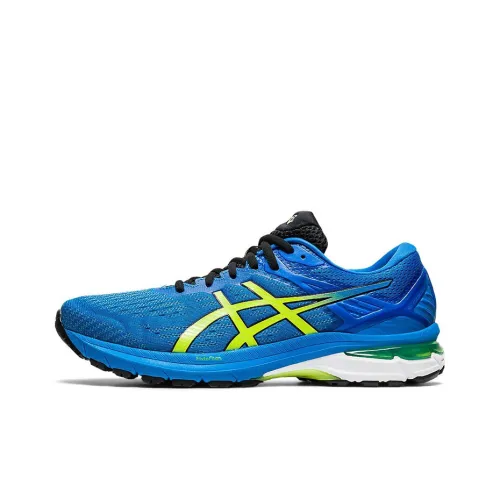 Asics GT 2000 9 Low Топ Беговые кроссовки Мужской Синий Желтый
