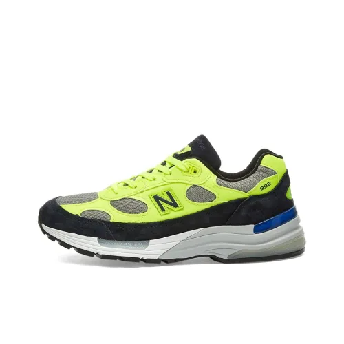 New Balance NB 992 Low Top Марафон Беговые кроссовки Мужские Желтые Сделано в США