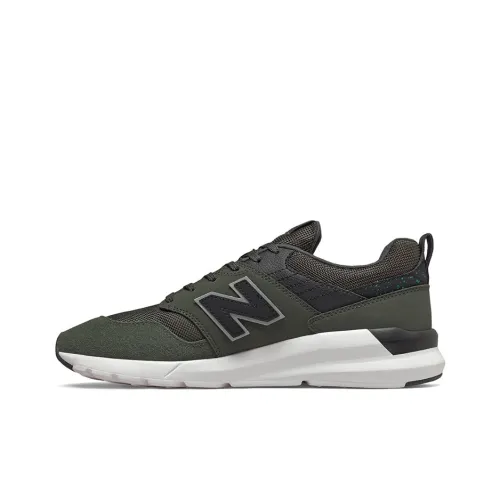 New Balance NB 009 Амортизация Дышащий And Широкий Низкий Топ Беговые кроссовки Мужские Армейский зеленый