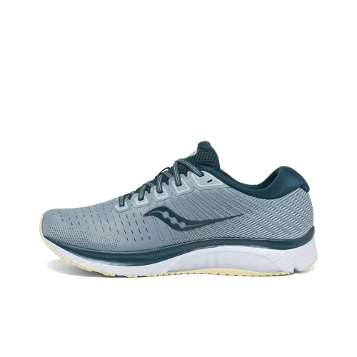 Saucony Guide 13 Guide Support Низкий Топ Беговые кроссовки Мужские Темно-циановый