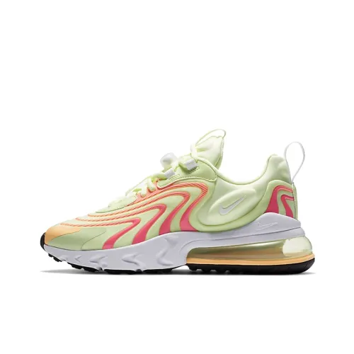 Nike Air Max 270 Low Топ Повседневные Беговые Кроссовки Женские Розовые Зеленые