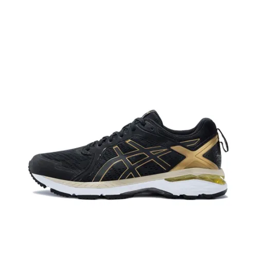 Asics GT Мотор Низкий Топ Беговые кроссовки Мужской Черный Золото