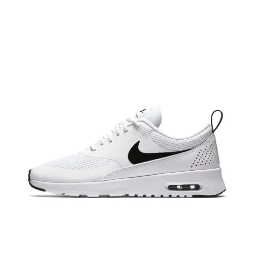 Nike Air Max THEA Low Топ Air Cushion Повседневные Беговые Кроссовки Женские Белые Черные Винтаж