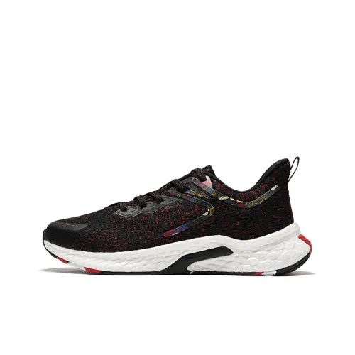 XTEP Power Nest 1,0 Low Топ Беговые кроссовки Мужской Черный Красный