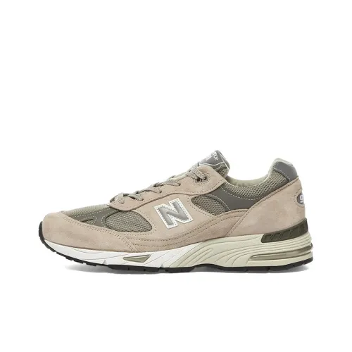 New Balance NB 991 V1 Low Топ Повседневные Беговые Кроссовки Женские Серые MADE In UK