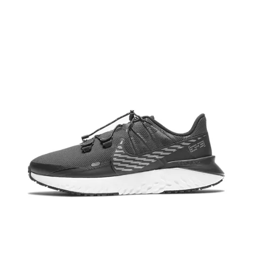 Nike Legend React 3 Slip Устойчивый к истиранию Низкий Топ Беговые кроссовки Женские Серый Белый