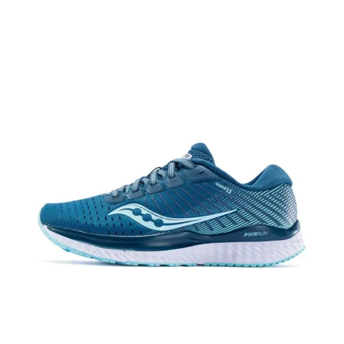 Saucony Guide 13 Легкий Slip-Resistant Поддержка Низкий Топ Беговые кроссовки Женские Светло-синий Sapphire