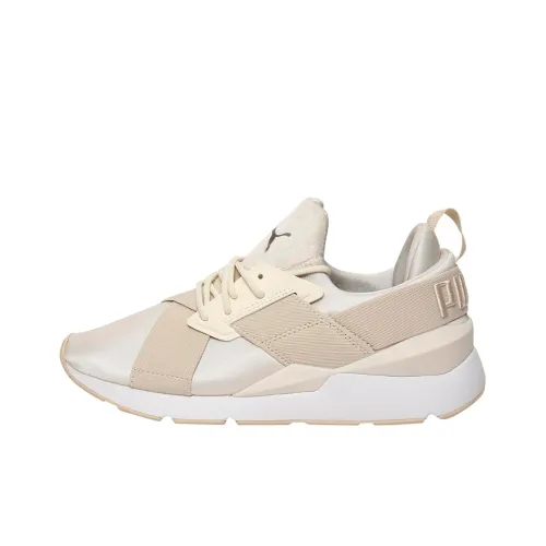 PUMA Muse Satin II Low Беговые кроссовки Женские Светло-розовые