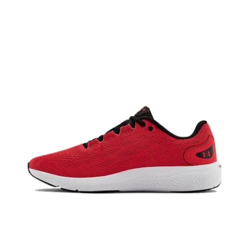 Under Armour Charged Pursuit 2 Low Беговые кроссовки Unisex Красные Черные