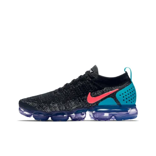 Nike VaporMax 2,0 Амортизация Баланс Низкий Топ Воздушная Подушка Беговые кроссовки Мужские Черные